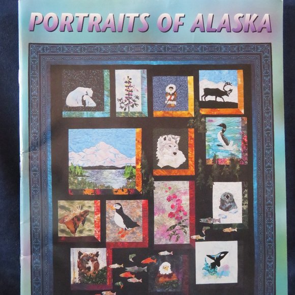 Quilts PORTRAITS of ALASKA Trish Stuart Vintage Booklet (#876) - Picture 1 of 5